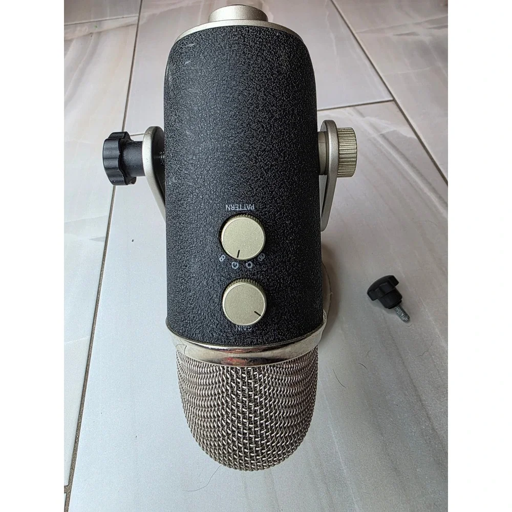 Blue Yeti Pro USB XLR‎ Condenser Microphone Black Silver Professional Record W2